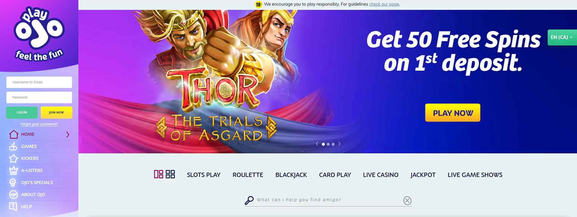 playojo casino