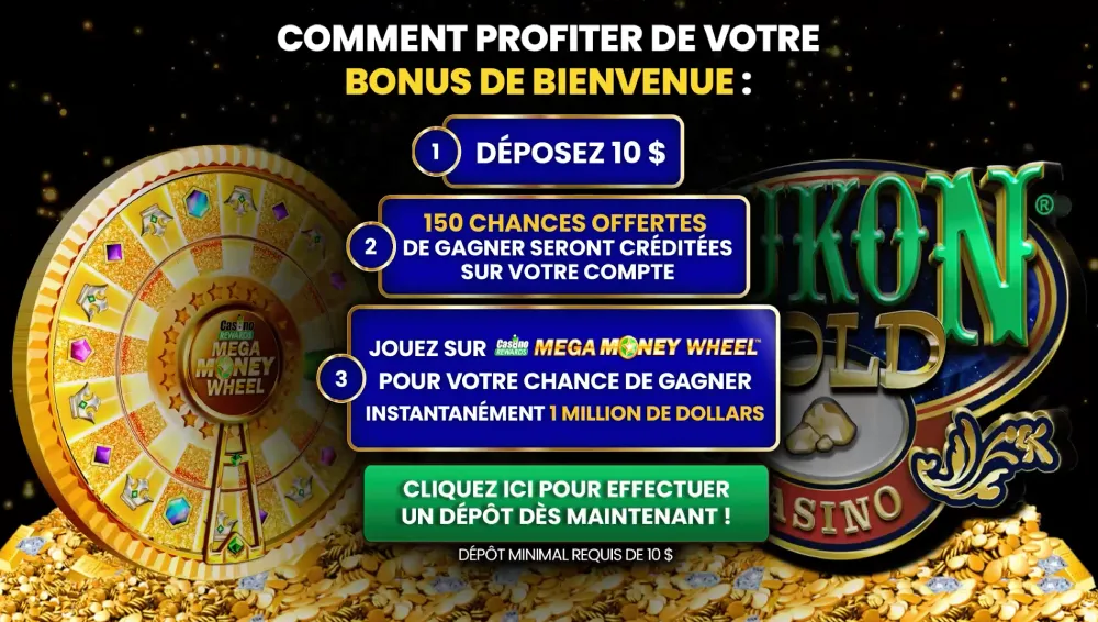 Conditions de bonus du casino Yukon Gold
